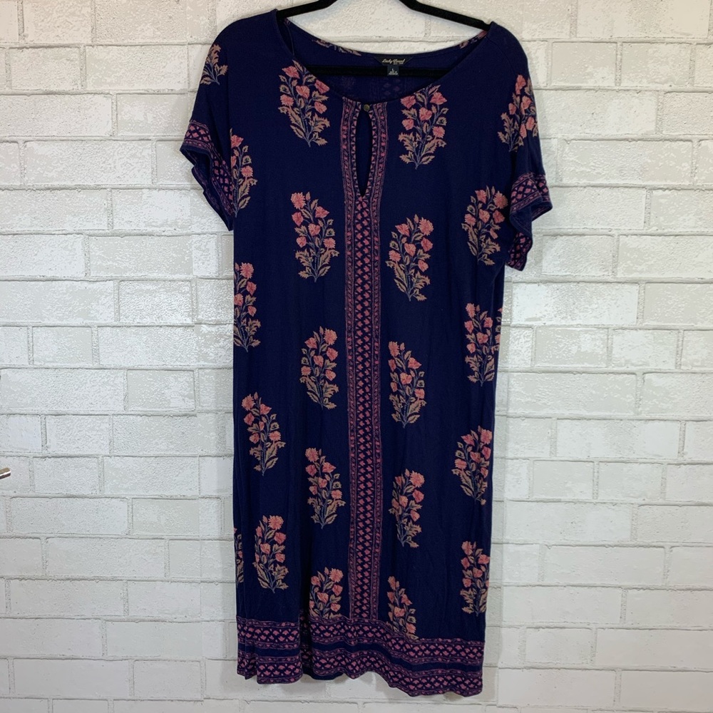 LUCKY BRAND Floral Tee Dress